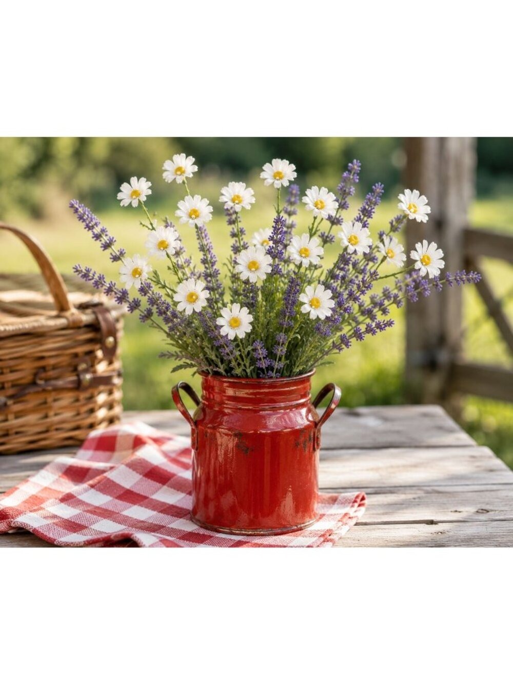 White Daisy Stems Artificial Flowers 10 Count - Picture 8 of 12